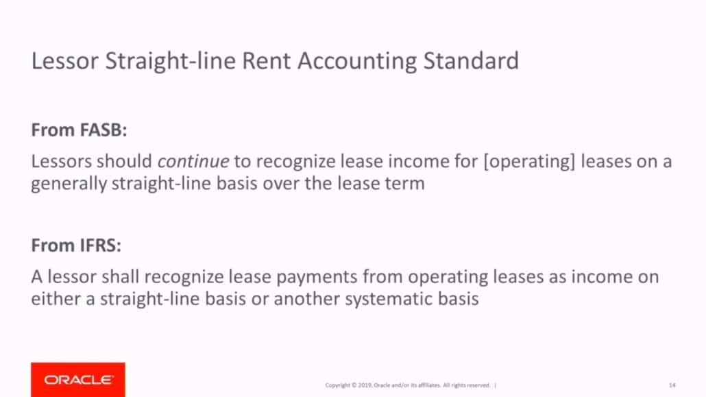 Oracle Lease and Financial Management How to Comply with New Lease