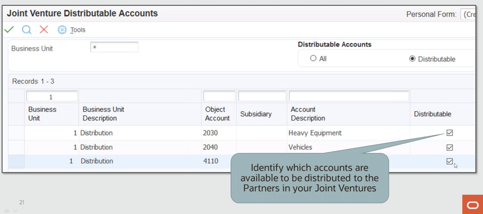How to Manage Joint Ventures in JD Edwards - Quest Oracle Communuty