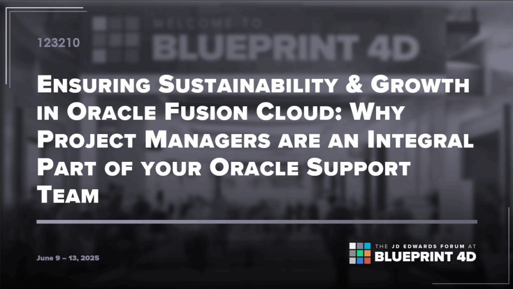Project Oracle Team Image Ensuring Sustainability and Growth in Oracle Fusion Cloud: Why Project ...